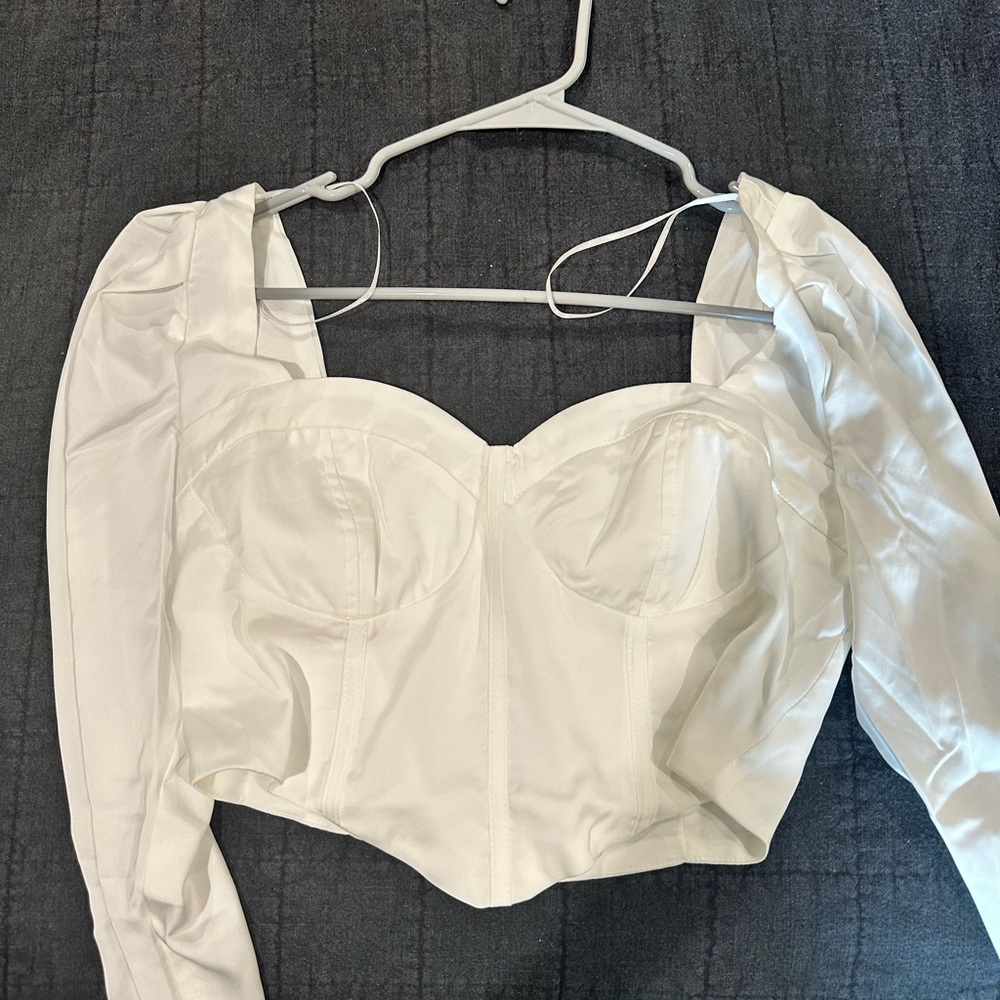 Snowflake bustier top
